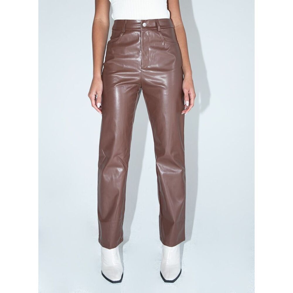β¨Princess Polly LOVE LIES SZβ4 PANTS BROWNβ¨